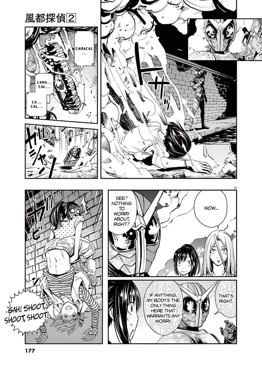 Kamen Rider W: Fuuto Tantei Chapter 17 page 15 - Chapter 17: Where Is the c 2/Call of the Beast