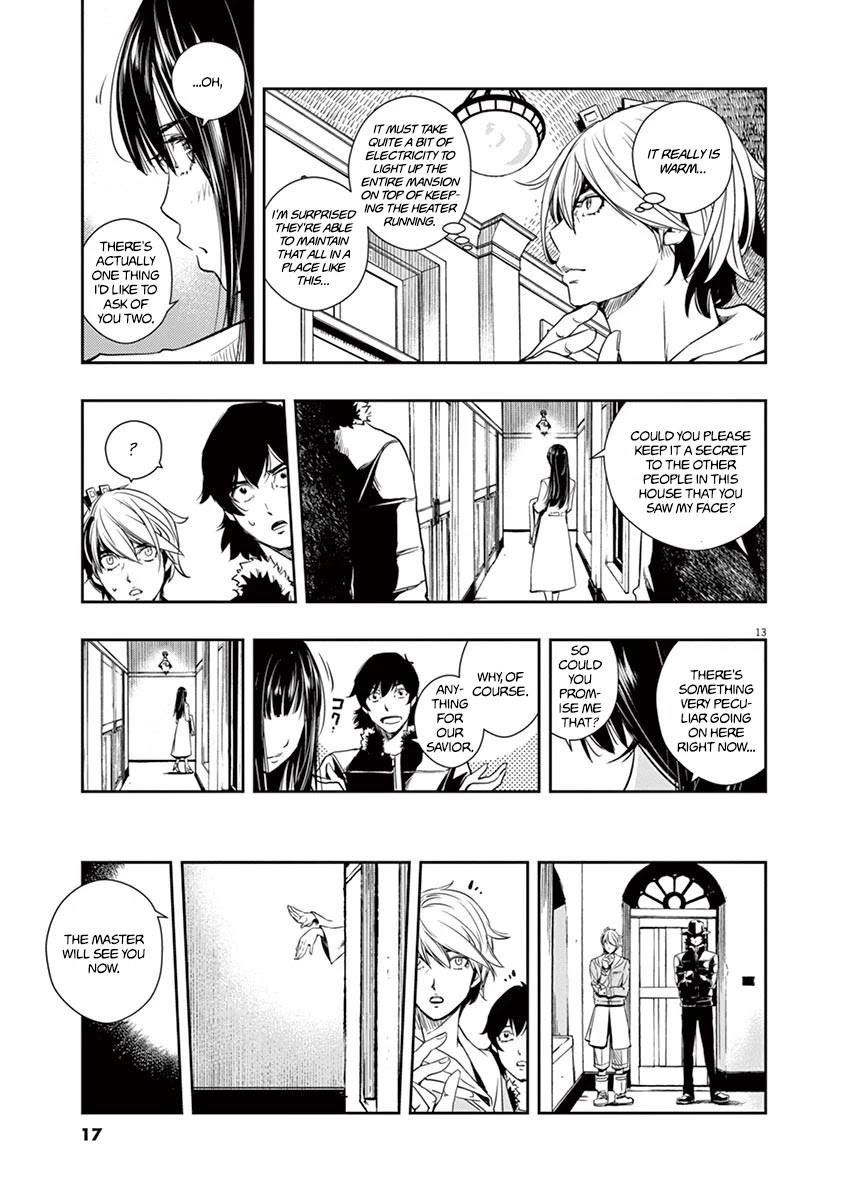 Kamen Rider W: Fuuto Tantei Chapter 19 page 13 - Chapter 19: The Closed k 1/The Dynamic Duo's Disaster
