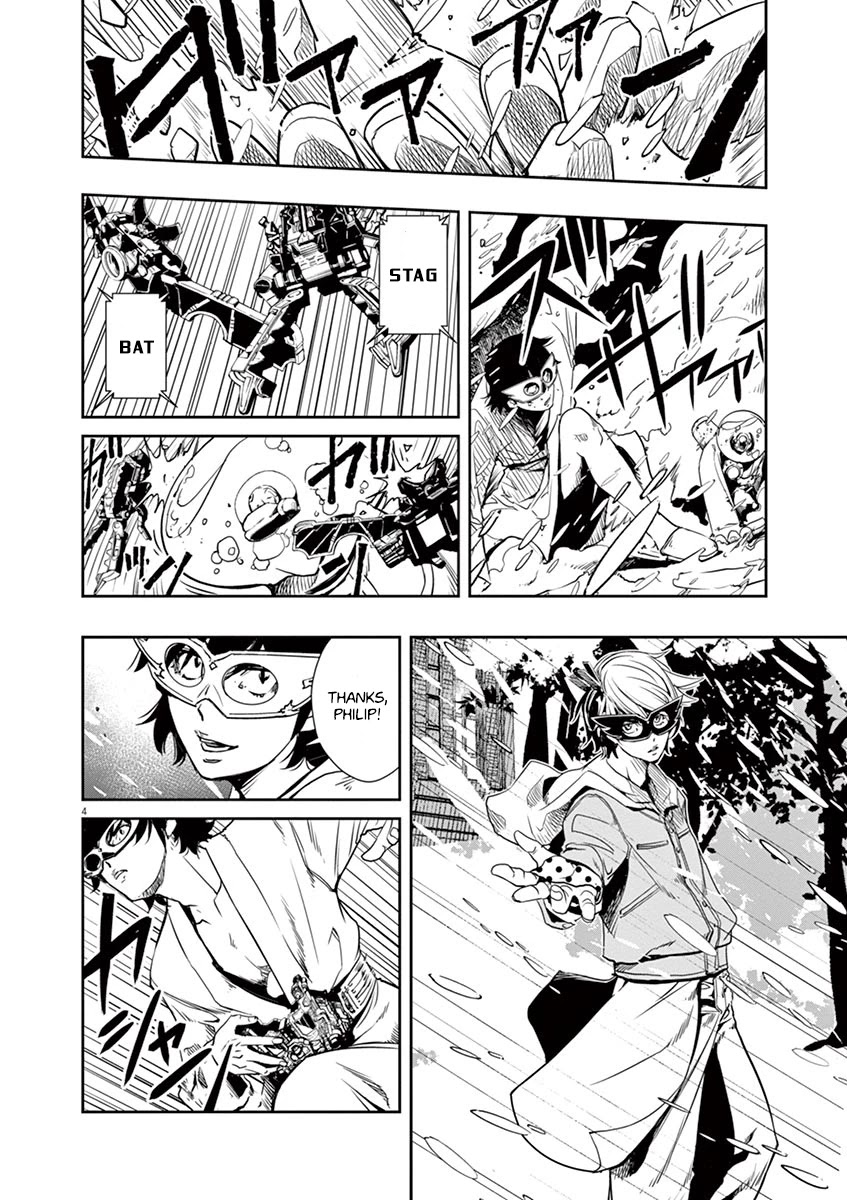 Kamen Rider W: Fuuto Tantei Chapter 21 page 4 - Chapter 21: The Closed k 3/Drunken Demon