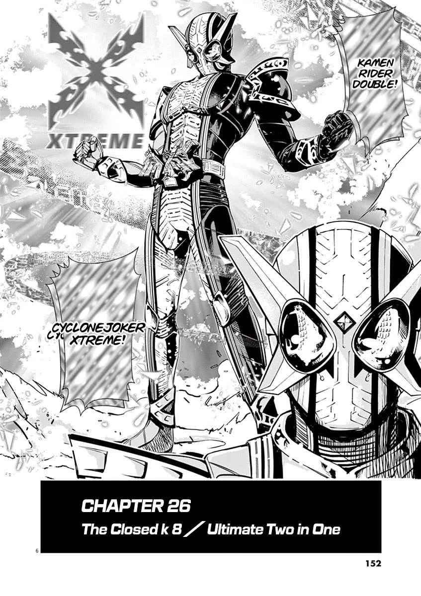 Kamen Rider W: Fuuto Tantei Chapter 26 page 6 - Chapter 26: The Closed k 8/Ultimate Two in One
