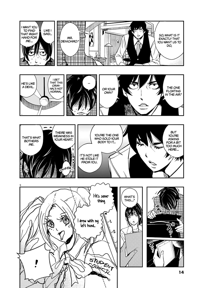 Kamen Rider W: Fuuto Tantei Chapter 28 page 10 - Chapter 28: The p is a Demon 1/Wandering Right Hand