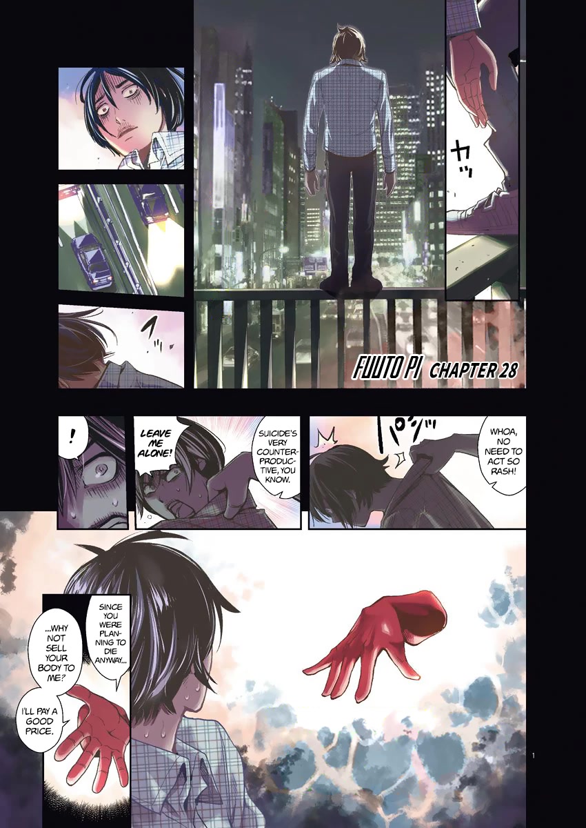 Kamen Rider W: Fuuto Tantei Chapter 28 page 2 - Chapter 28: The p is a Demon 1/Wandering Right Hand