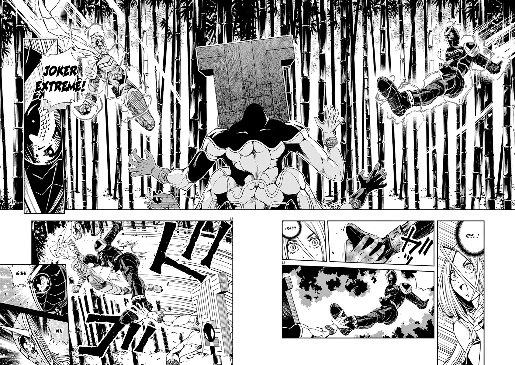 Kamen Rider W: Fuuto Tantei Chapter 31 page 12 - Chapter 31: The p is a Demon 4/Mysterious Puzzle