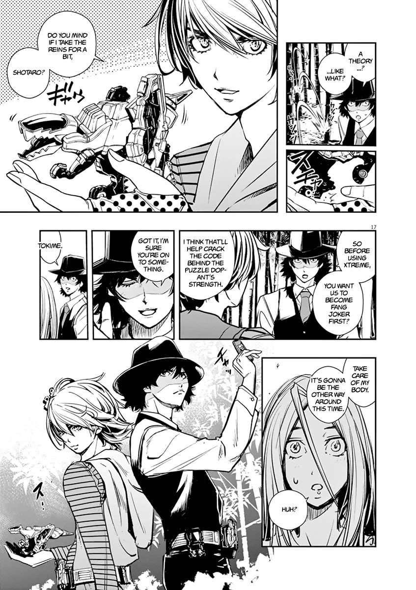 Kamen Rider W: Fuuto Tantei Chapter 31 page 16 - Chapter 31: The p is a Demon 4/Mysterious Puzzle