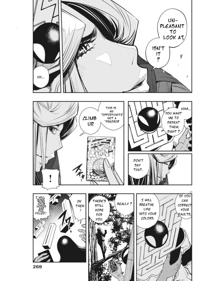 Kamen Rider W: Fuuto Tantei Chapter 33 page 13 - Chapter 33: p is a Devil, Part 6/The City of Gods