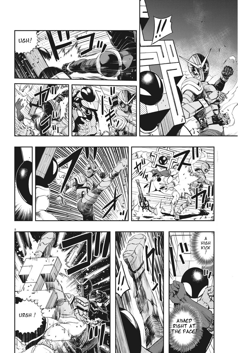 Kamen Rider W: Fuuto Tantei Chapter 36 page 8 - Chapter 36: p is a Devil part 9 / Joker on the left