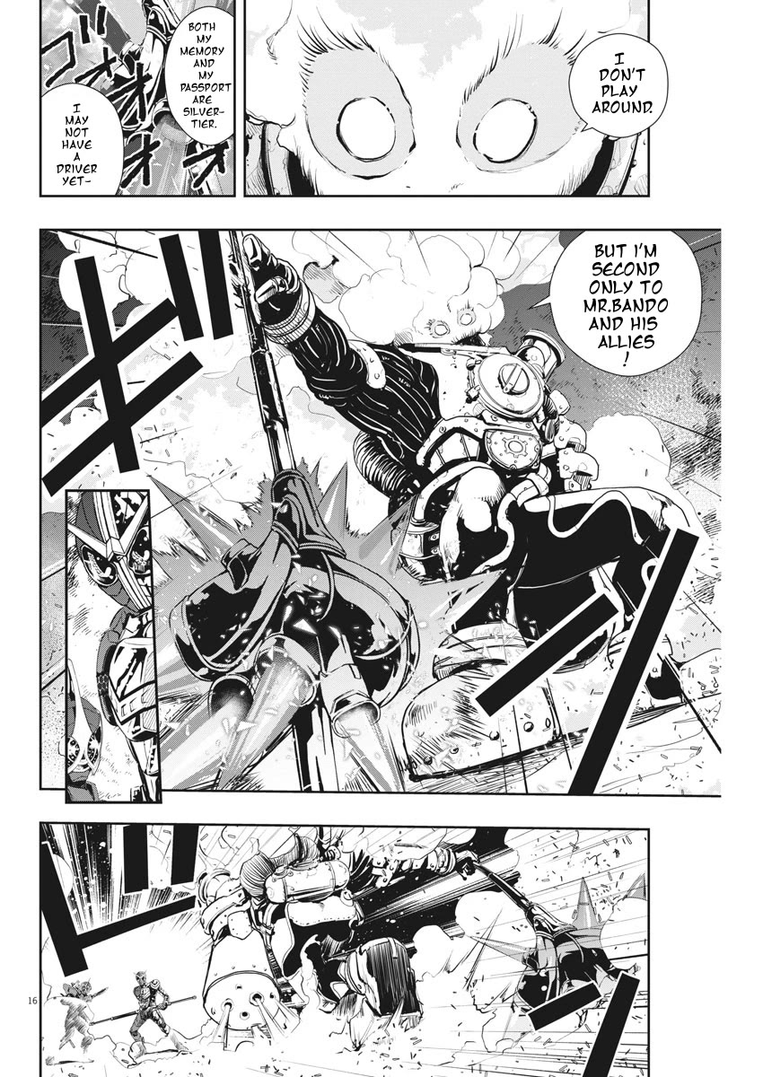 Kamen Rider W: Fuuto Tantei Chapter 40 page 16 - Chapter 40: Superhuman r, Part 3 / Keeper of The Black City