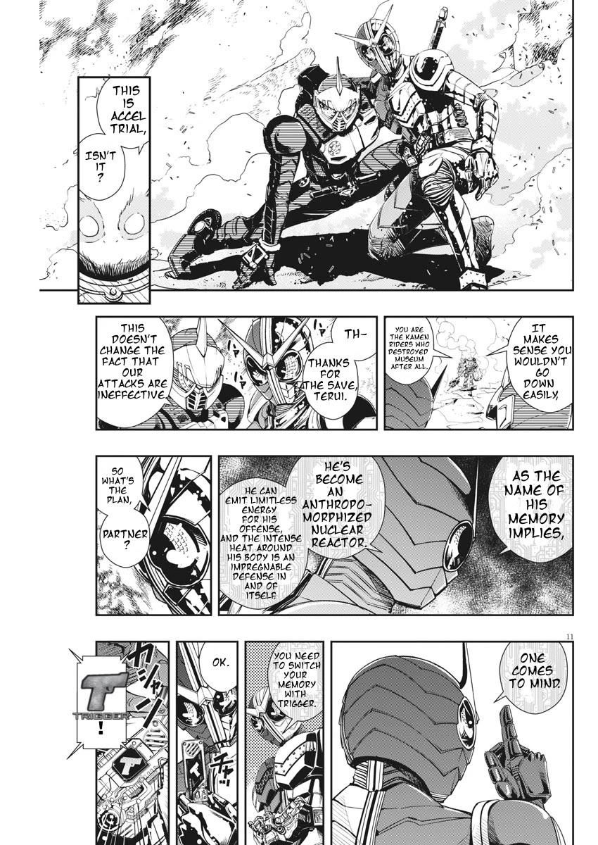 Kamen Rider W: Fuuto Tantei Chapter 41 page 11 - Chapter 41: Superhuman r, Part 4/Hot vs. Superhot