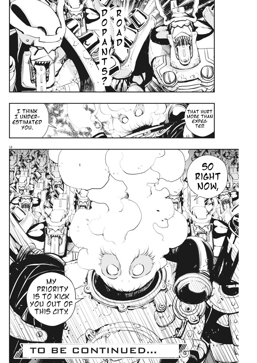 Kamen Rider W: Fuuto Tantei Chapter 41 page 18 - Chapter 41: Superhuman r, Part 4/Hot vs. Superhot