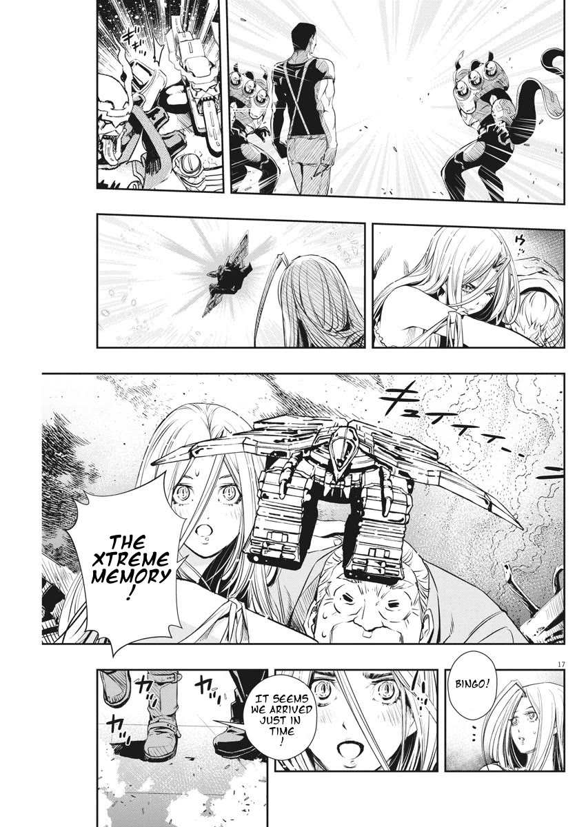 Kamen Rider W: Fuuto Tantei Chapter 44 page 17 - Chapter 44: Superhuman r, Part 7/Escape From the City of Beasts