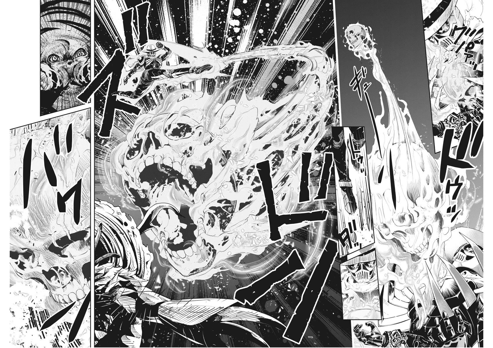 Kamen Rider W: Fuuto Tantei Chapter 49 page 8 - Chapter 49: Portrait of s, Part 3/Revival of the Skeleton
