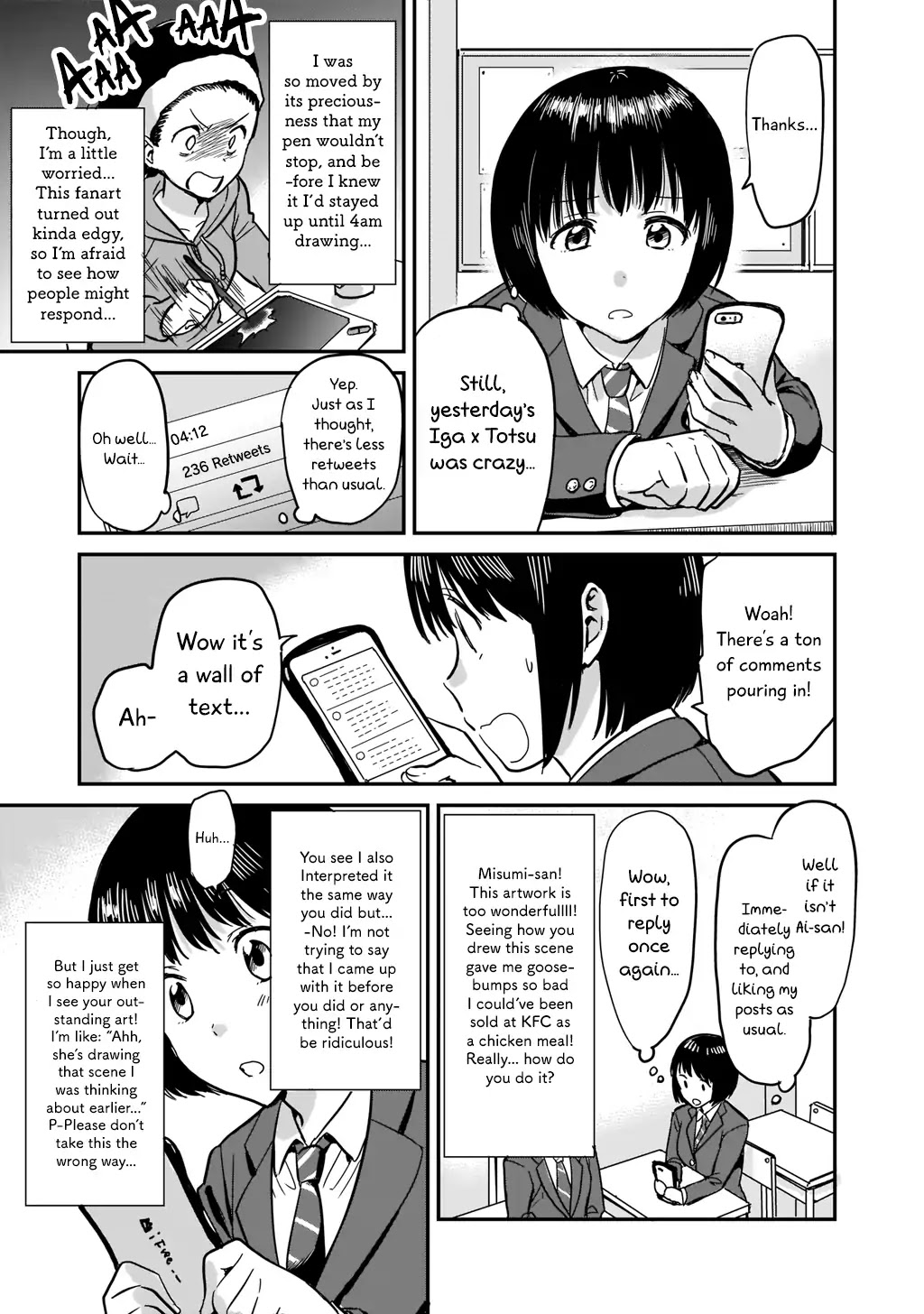 Kami eshi JK to OL fujoshi Chapter 1 page 12 - Chapter 1: Standing right in front of me was a goddess