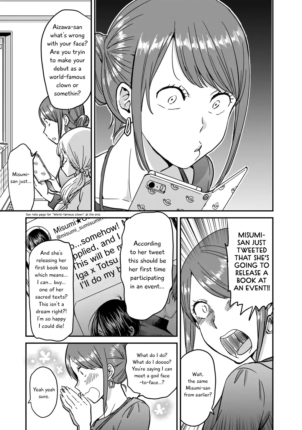 Kami eshi JK to OL fujoshi Chapter 1 page 14 - Chapter 1: Standing right in front of me was a goddess