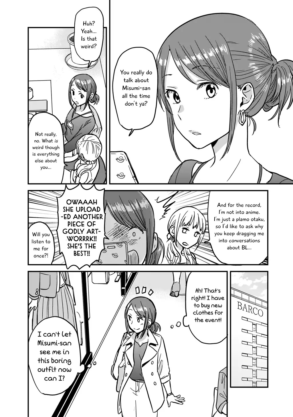 Kami eshi JK to OL fujoshi Chapter 1 page 15 - Chapter 1: Standing right in front of me was a goddess