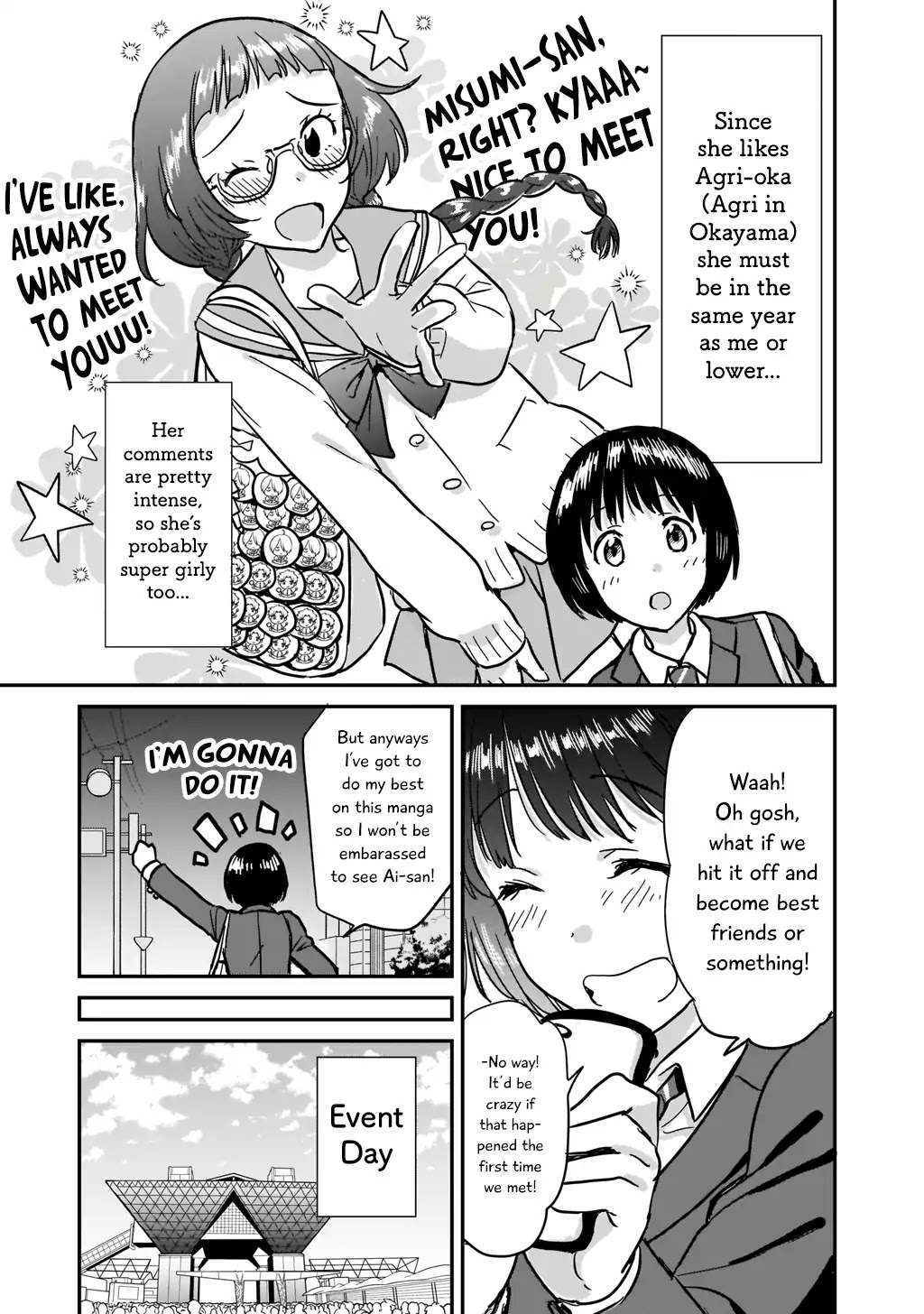 Kami eshi JK to OL fujoshi Chapter 1 page 20 - Chapter 1: Standing right in front of me was a goddess