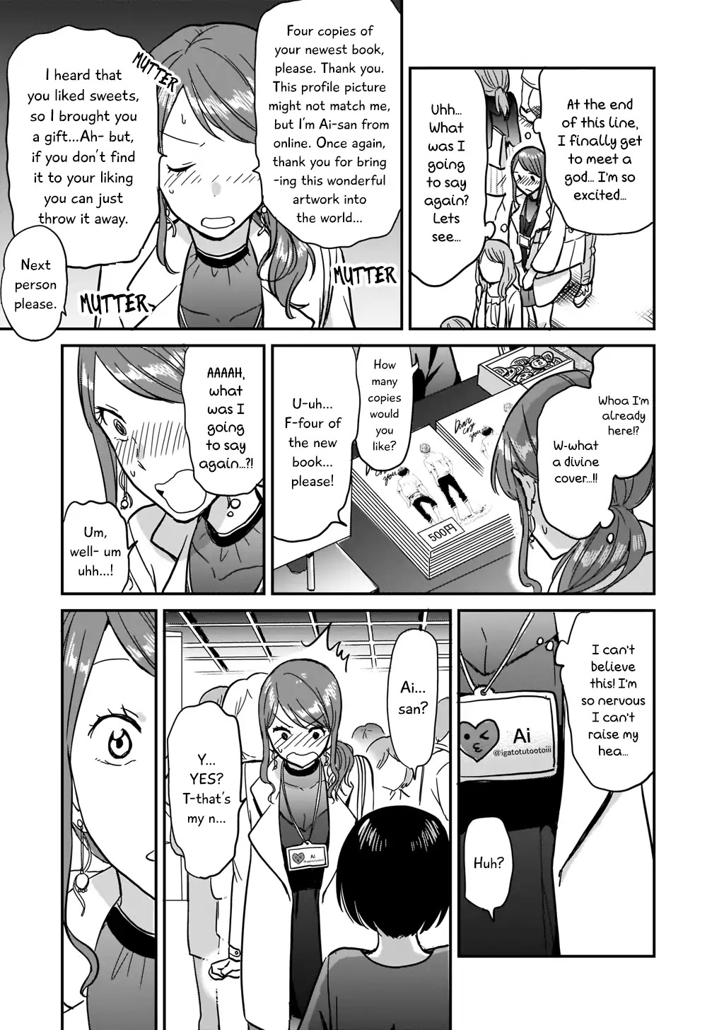 Kami eshi JK to OL fujoshi Chapter 1 page 22 - Chapter 1: Standing right in front of me was a goddess