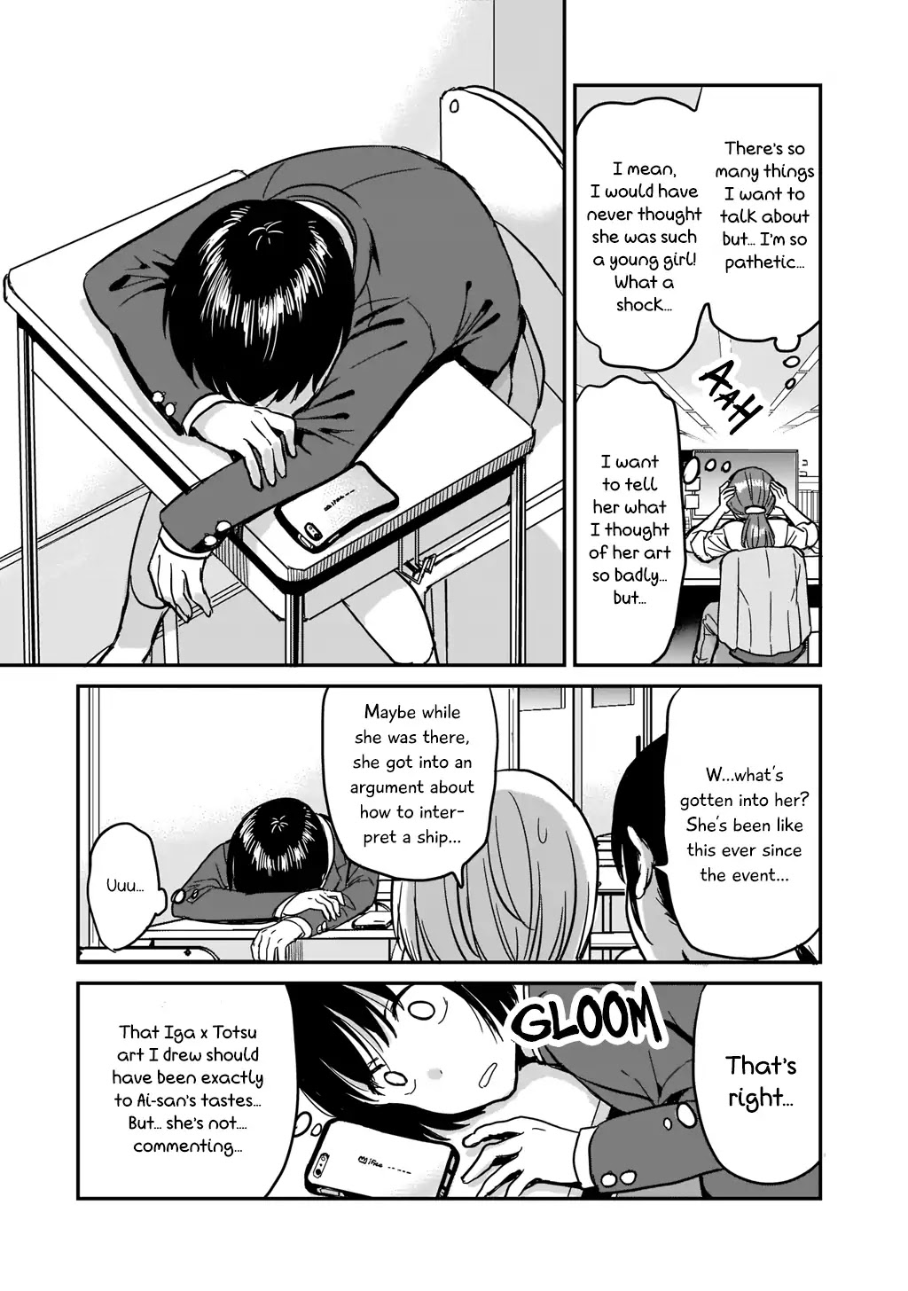 Kami eshi JK to OL fujoshi Chapter 1 page 28 - Chapter 1: Standing right in front of me was a goddess