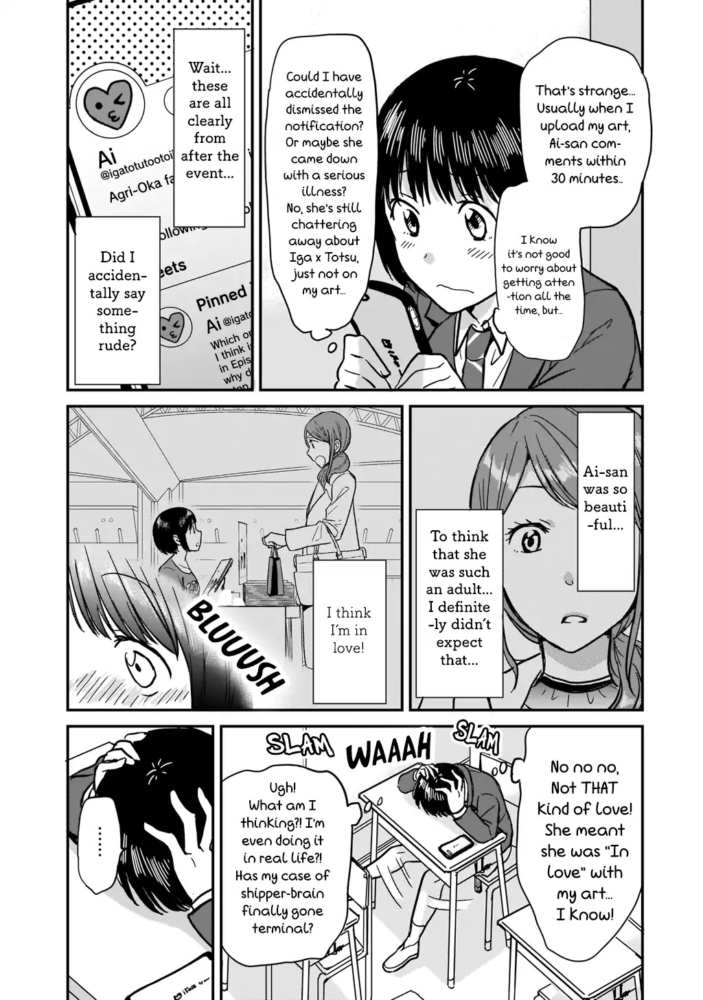 Kami eshi JK to OL fujoshi Chapter 1 page 29 - Chapter 1: Standing right in front of me was a goddess
