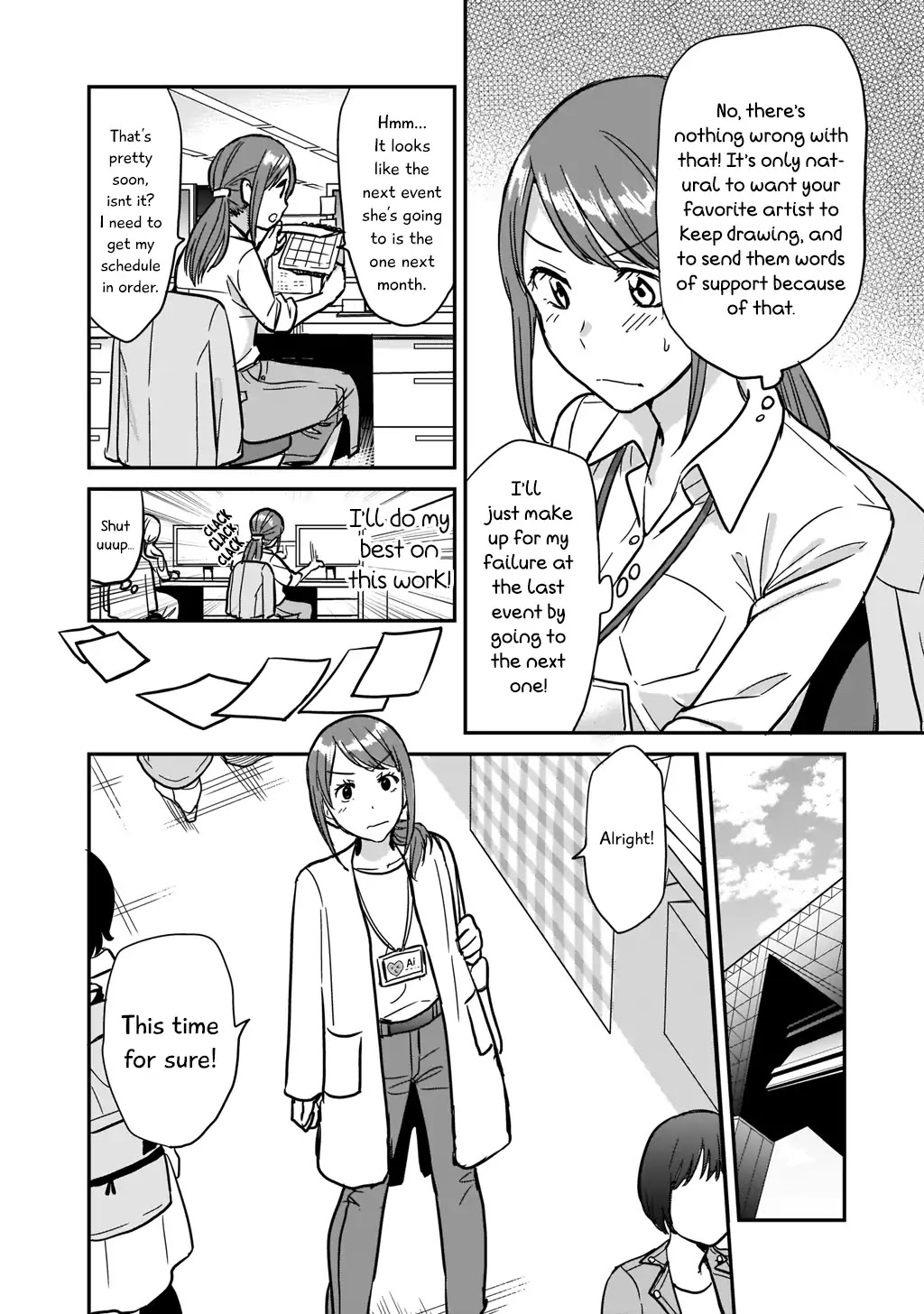 Kami eshi JK to OL fujoshi Chapter 1 page 33 - Chapter 1: Standing right in front of me was a goddess