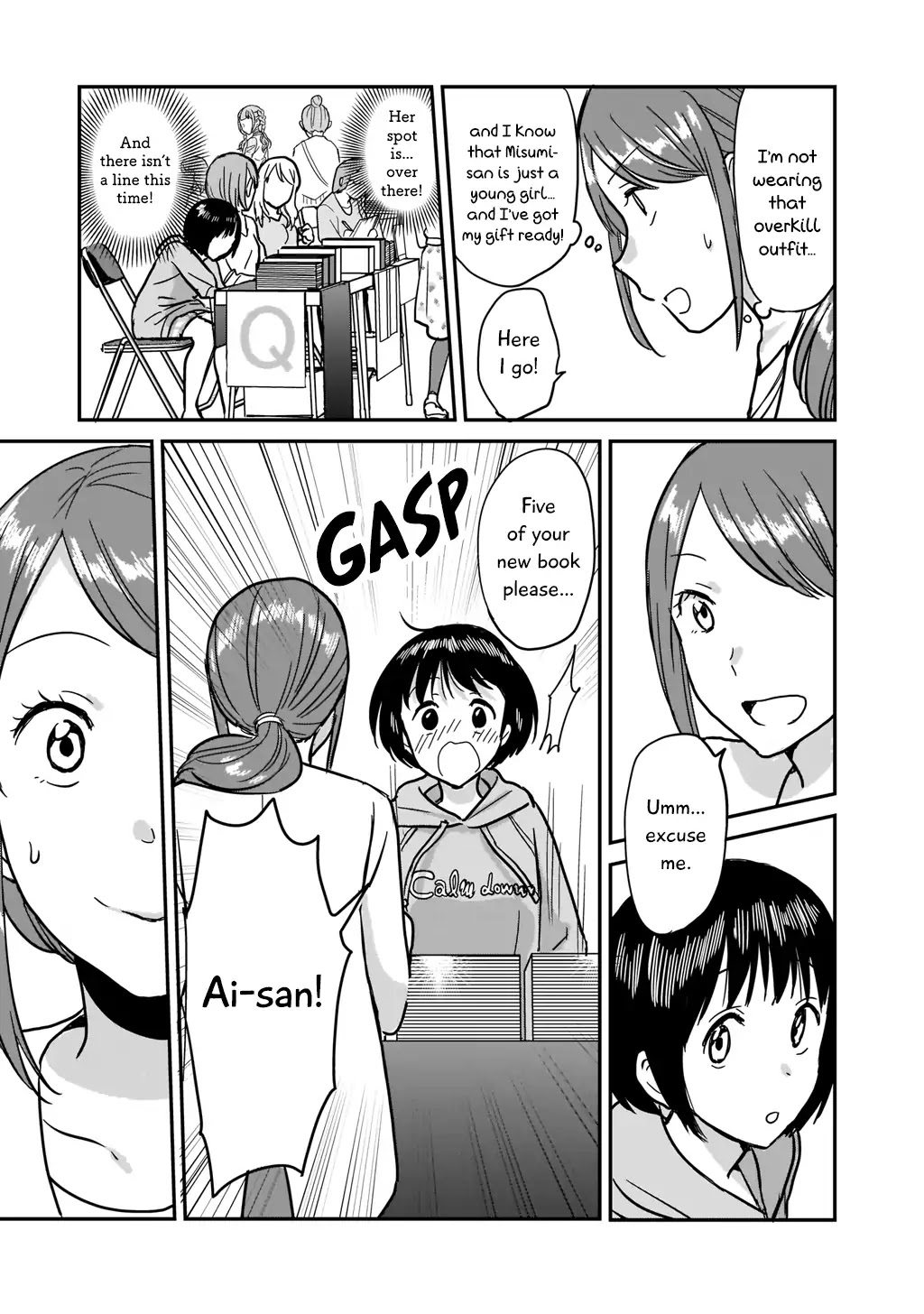 Kami eshi JK to OL fujoshi Chapter 1 page 34 - Chapter 1: Standing right in front of me was a goddess