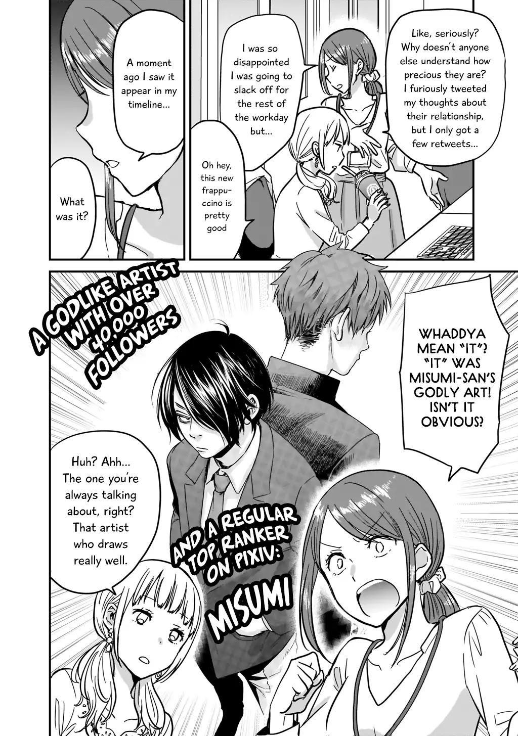 Kami eshi JK to OL fujoshi Chapter 1 page 7 - Chapter 1: Standing right in front of me was a goddess