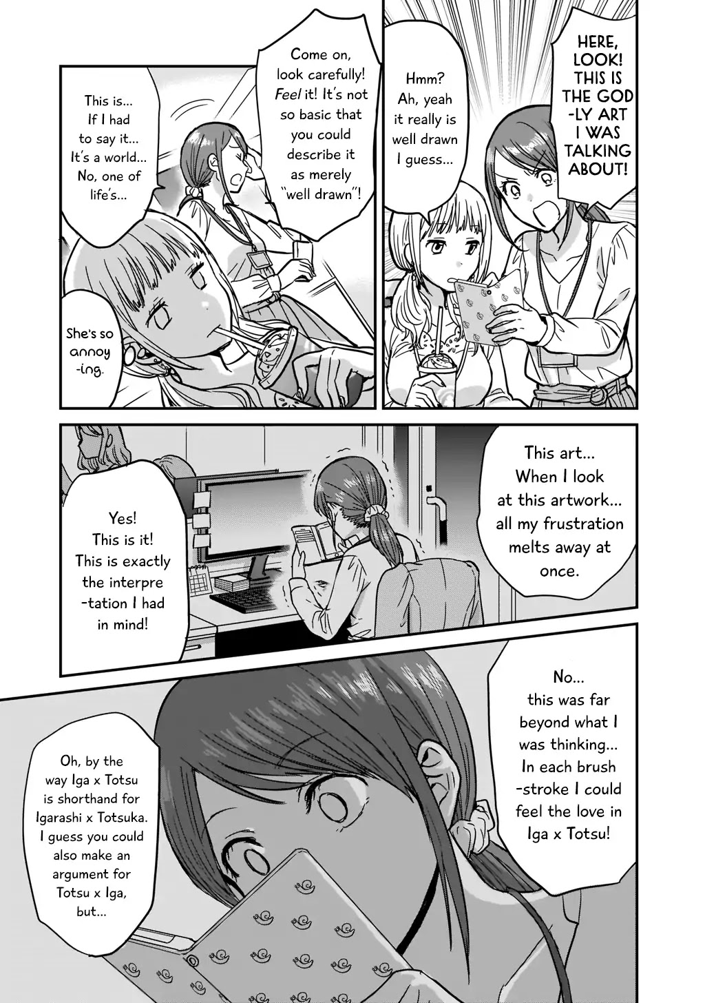 Kami eshi JK to OL fujoshi Chapter 1 page 8 - Chapter 1: Standing right in front of me was a goddess