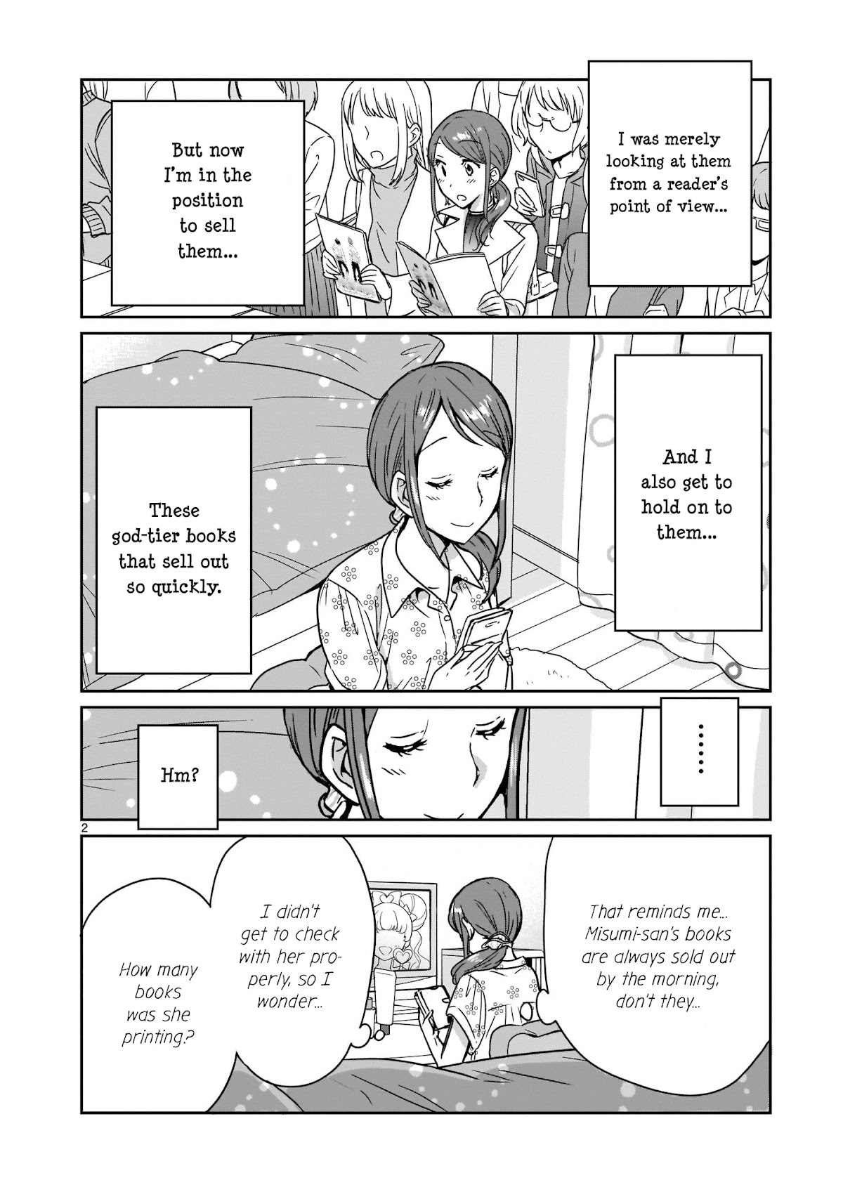 Kami eshi JK to OL fujoshi Chapter 10.5 page 2 - Chapter 10.5: It’s only natural that your girlfriend would support you!