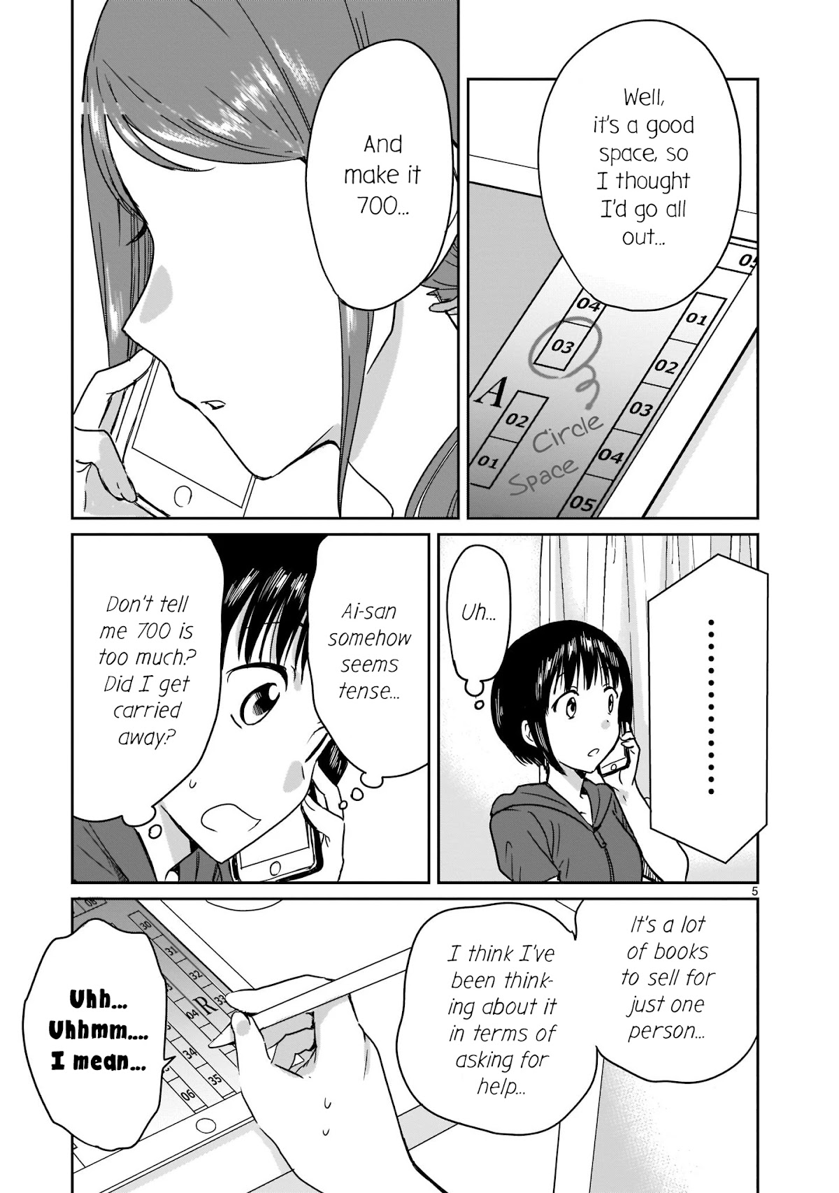 Kami eshi JK to OL fujoshi Chapter 10.5 page 5 - Chapter 10.5: It’s only natural that your girlfriend would support you!