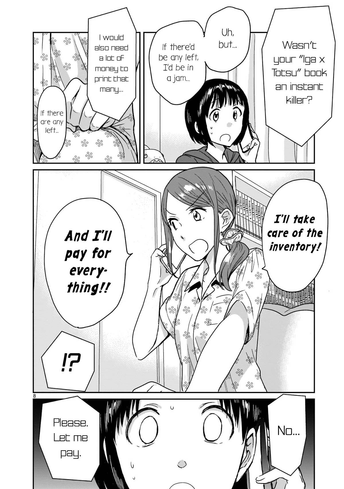 Kami eshi JK to OL fujoshi Chapter 10.5 page 8 - Chapter 10.5: It’s only natural that your girlfriend would support you!