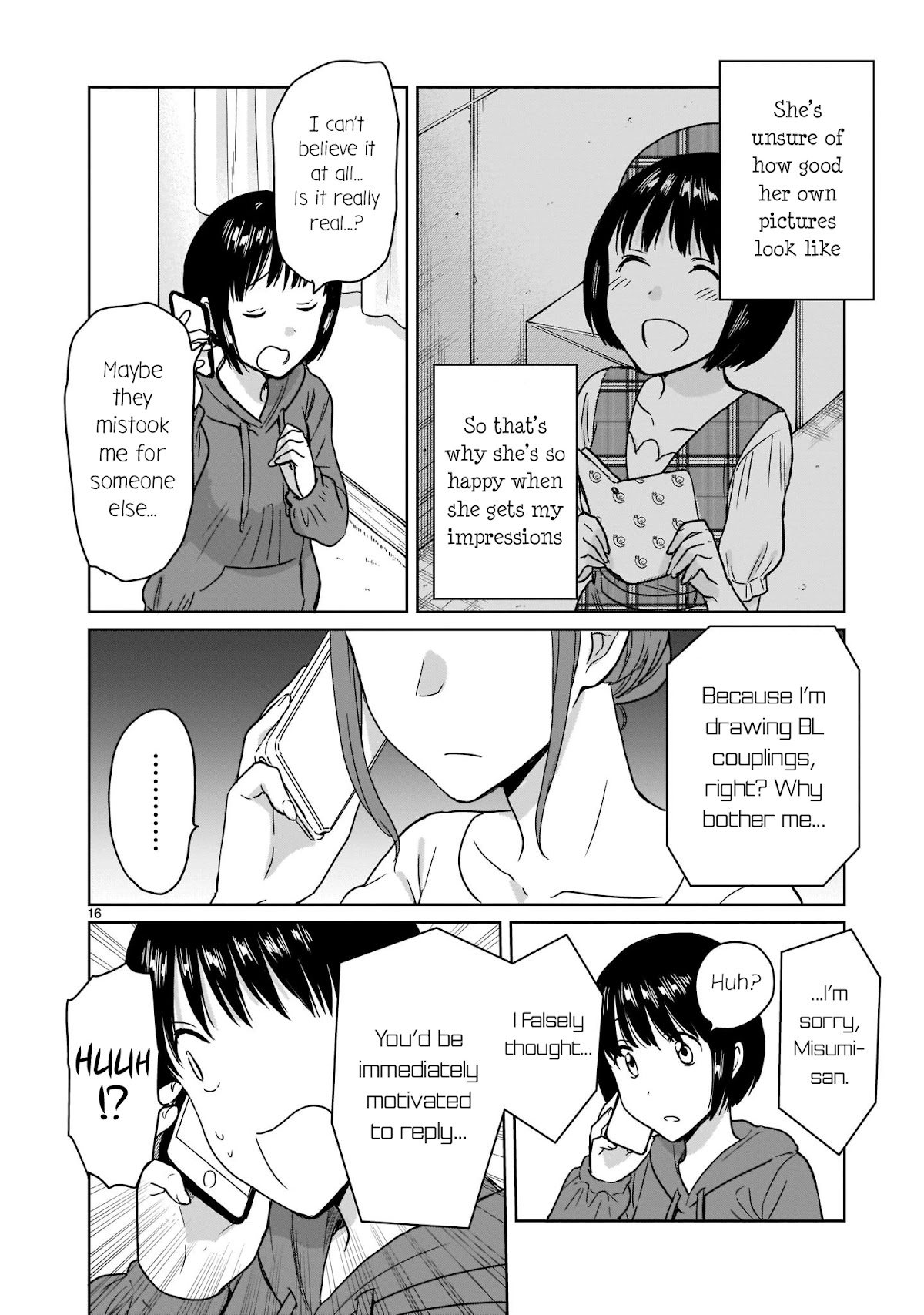 Kami eshi JK to OL fujoshi Chapter 11 page 16 - Chapter 11: Have you ever had a god go far away from you...?