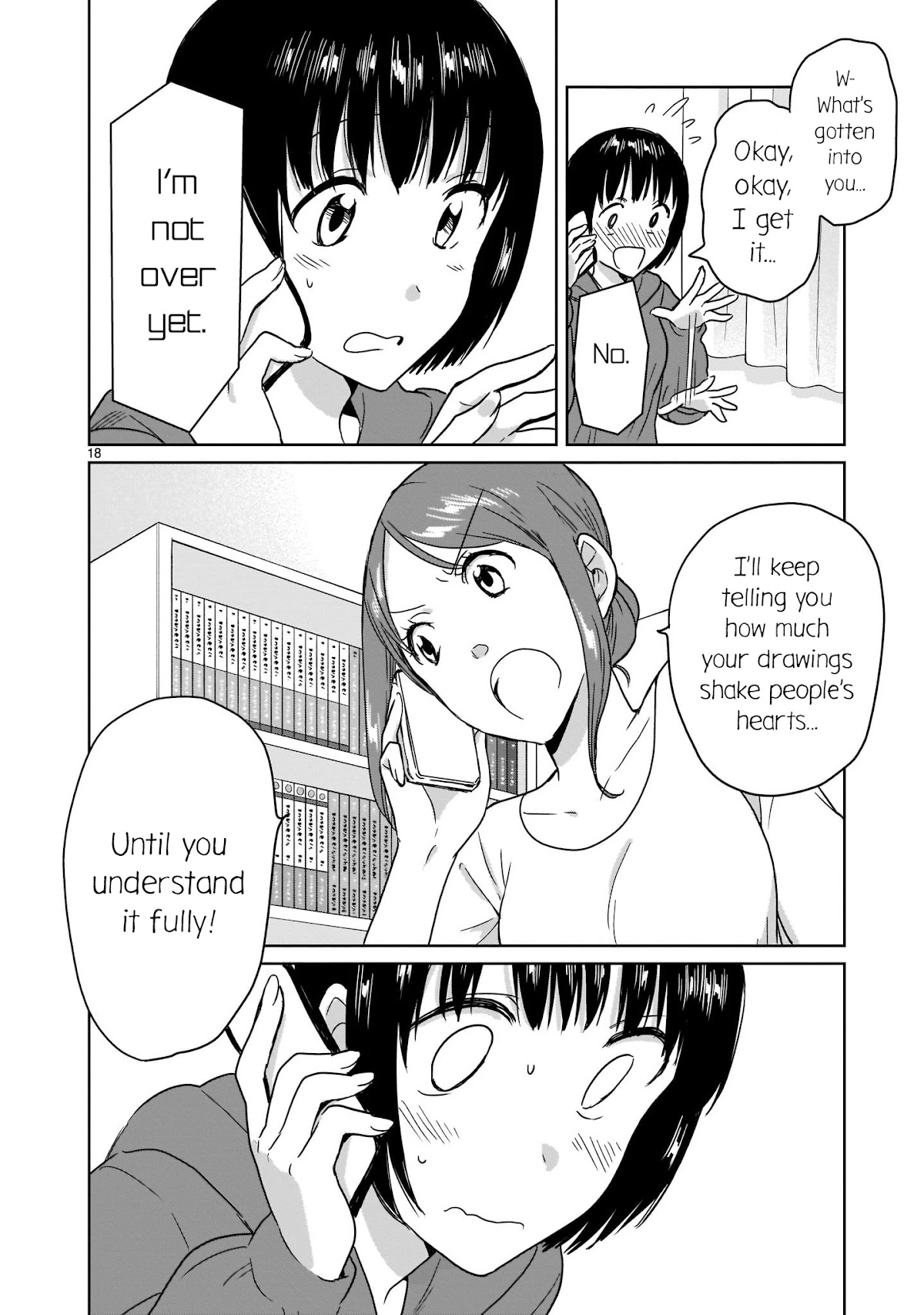 Kami eshi JK to OL fujoshi Chapter 11 page 18 - Chapter 11: Have you ever had a god go far away from you...?