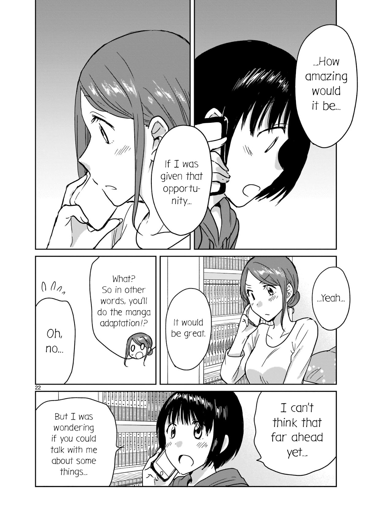 Kami eshi JK to OL fujoshi Chapter 11 page 22 - Chapter 11: Have you ever had a god go far away from you...?