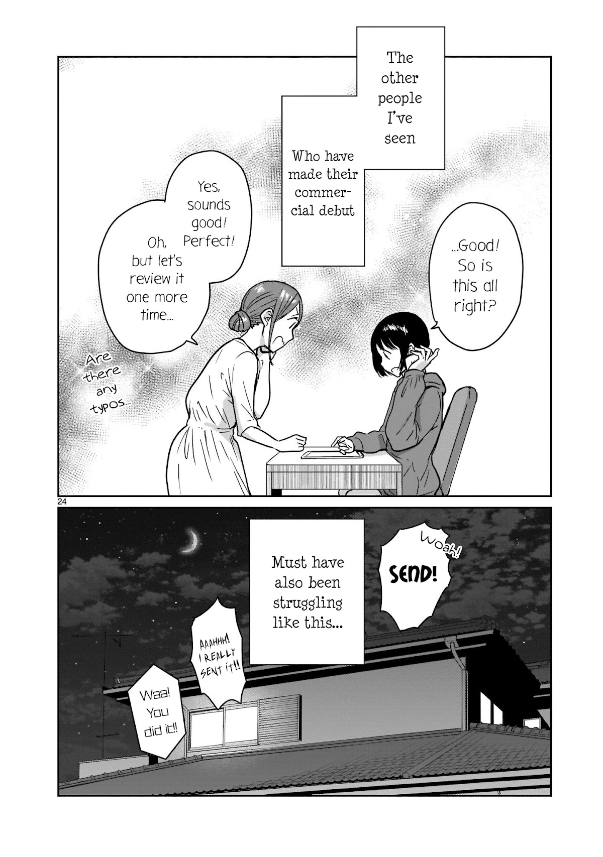Kami eshi JK to OL fujoshi Chapter 11 page 24 - Chapter 11: Have you ever had a god go far away from you...?