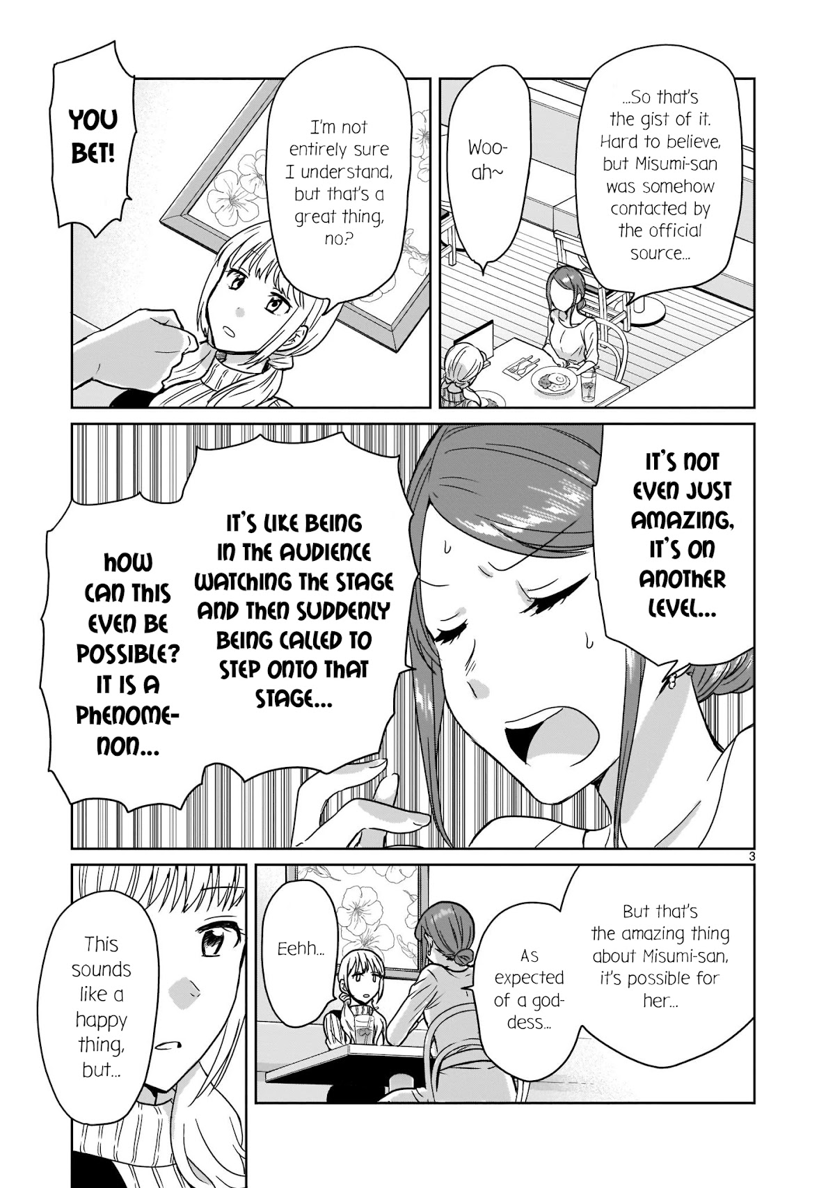 Kami eshi JK to OL fujoshi Chapter 11 page 3 - Chapter 11: Have you ever had a god go far away from you...?