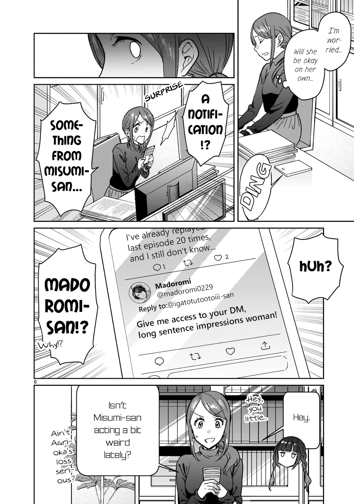 Kami eshi JK to OL fujoshi Chapter 12 page 6 - Chapter 12: A fujoshi rotten to the core...?