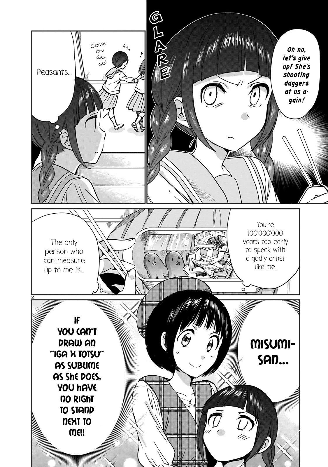 Kami eshi JK to OL fujoshi Chapter 13.5 page 2 - Chapter 13.5: I'm definitely worthy of Misumi-san!