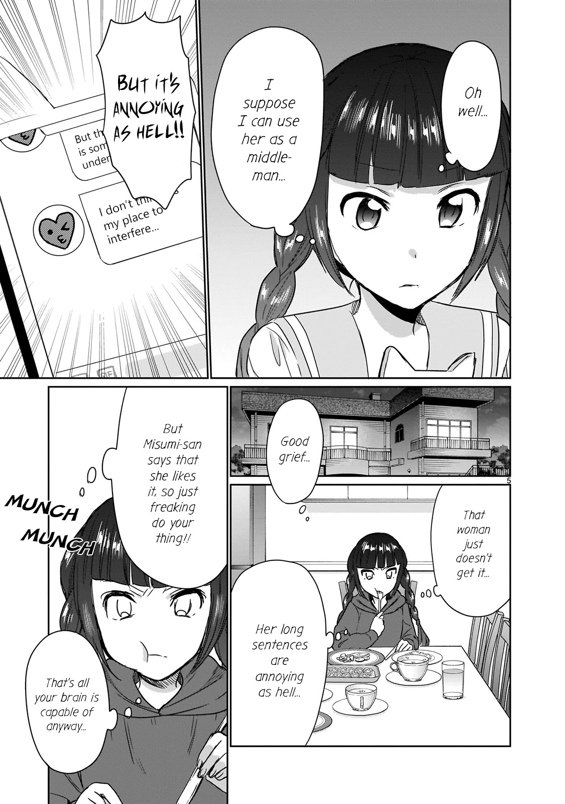 Kami eshi JK to OL fujoshi Chapter 13.5 page 5 - Chapter 13.5: I'm definitely worthy of Misumi-san!