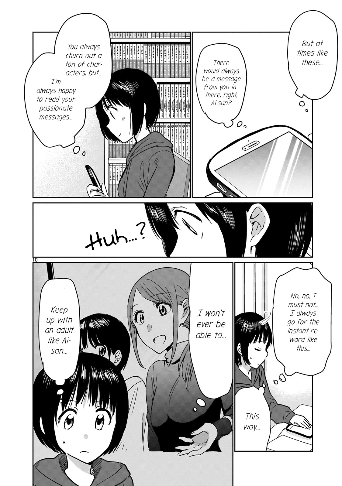 Kami eshi JK to OL fujoshi Chapter 13 page 10 - Chapter 13: Godly artists are... Too amazing...