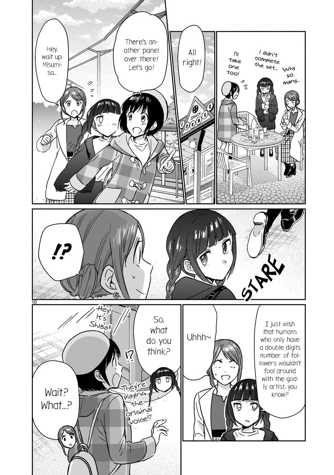 Kami eshi JK to OL fujoshi Chapter 14 page 10 - Chapter 14: Originally, I was just like the vegetation around here...
