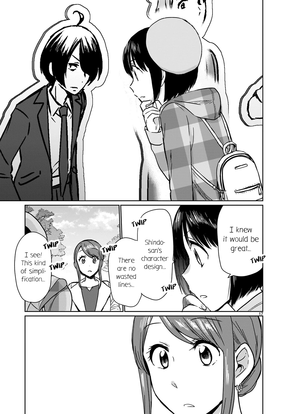 Kami eshi JK to OL fujoshi Chapter 14 page 17 - Chapter 14: Originally, I was just like the vegetation around here...