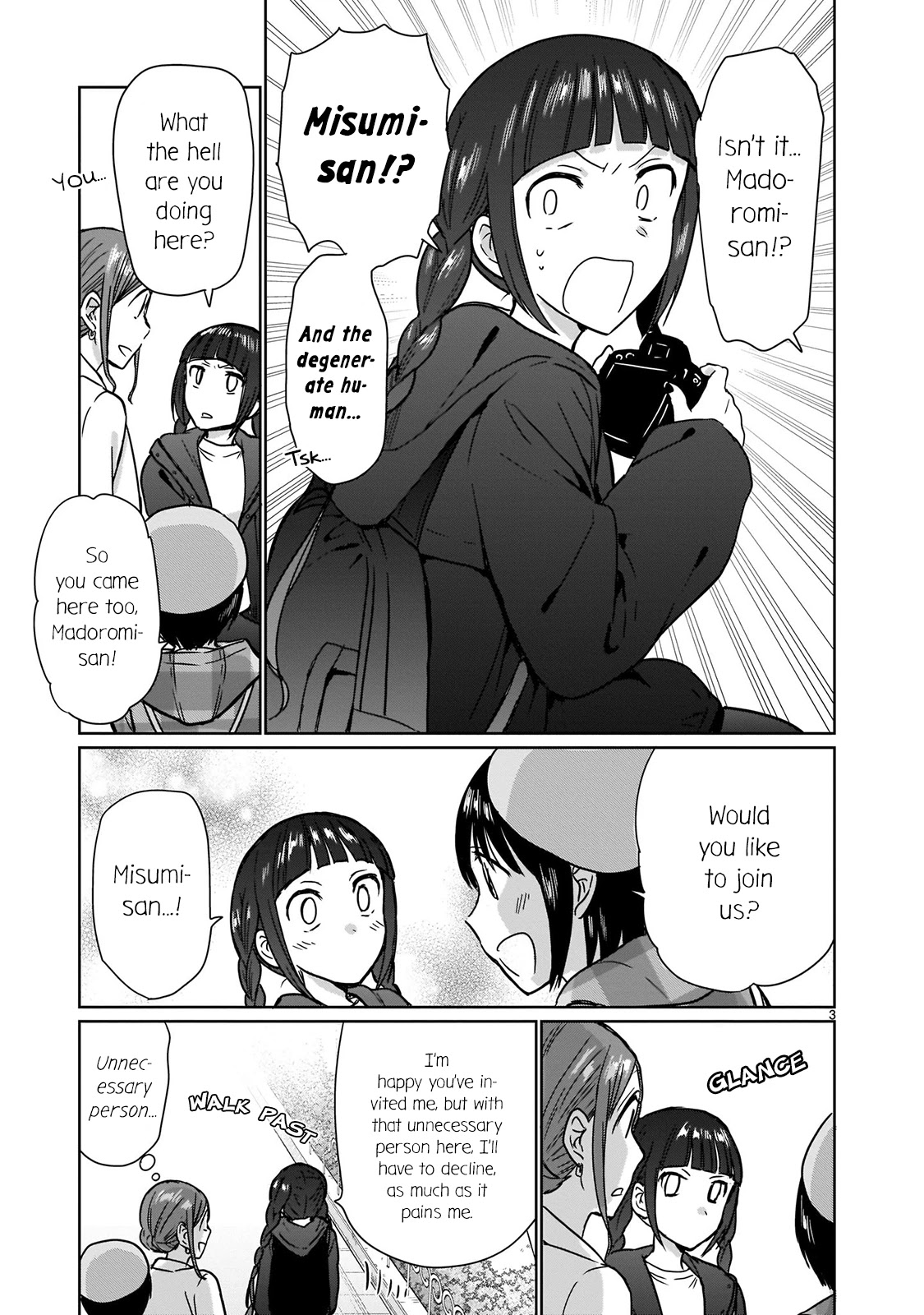 Kami eshi JK to OL fujoshi Chapter 14 page 3 - Chapter 14: Originally, I was just like the vegetation around here...