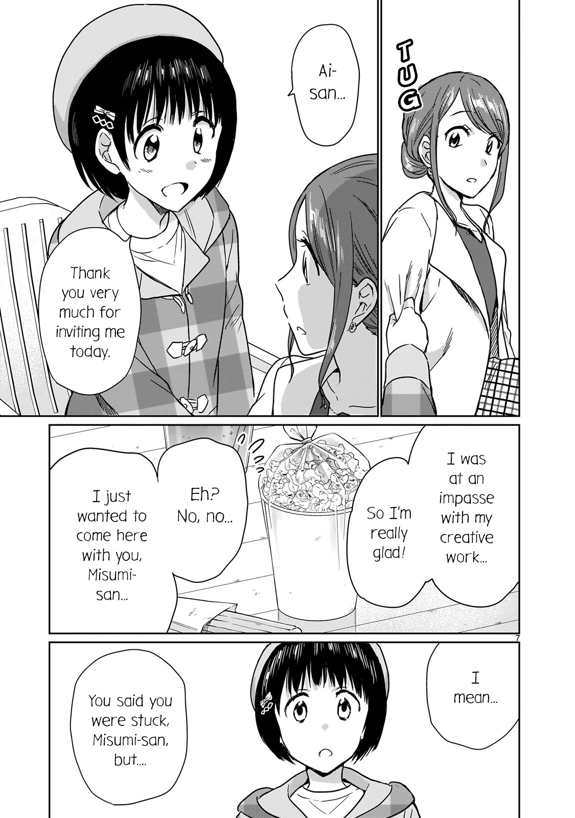 Kami eshi JK to OL fujoshi Chapter 14 page 7 - Chapter 14: Originally, I was just like the vegetation around here...