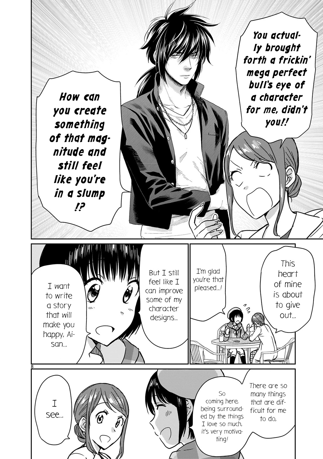 Kami eshi JK to OL fujoshi Chapter 14 page 8 - Chapter 14: Originally, I was just like the vegetation around here...