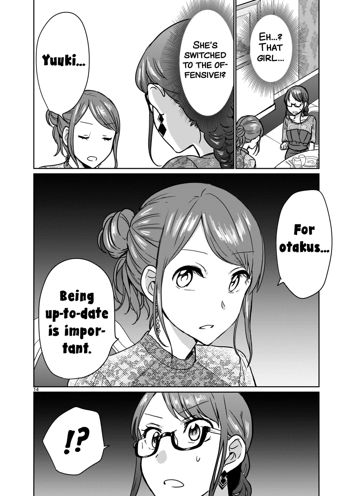 Kami eshi JK to OL fujoshi Chapter 15 page 14 - Chapter 15