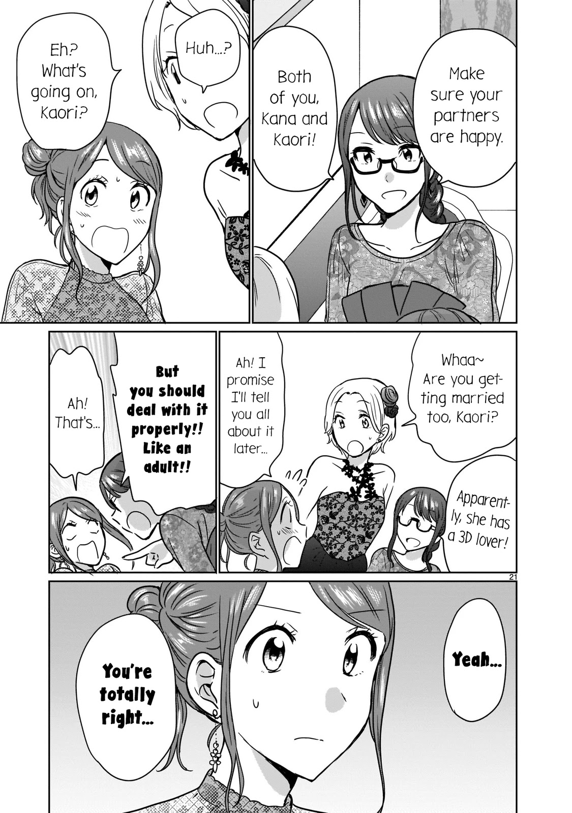 Kami eshi JK to OL fujoshi Chapter 15 page 21 - Chapter 15