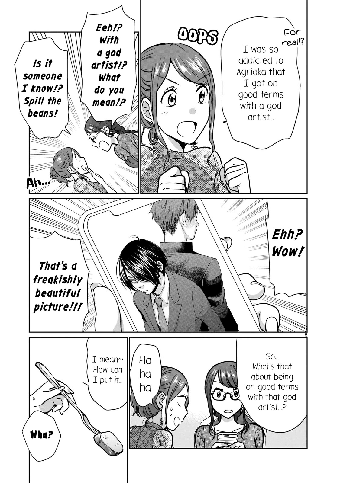 Kami eshi JK to OL fujoshi Chapter 15 page 5 - Chapter 15