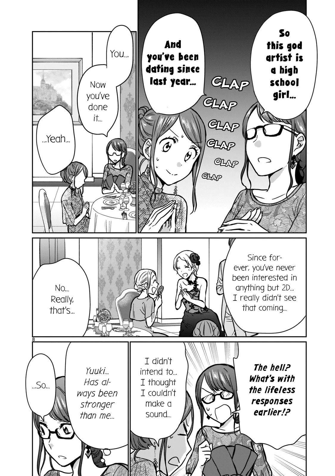 Kami eshi JK to OL fujoshi Chapter 15 page 8 - Chapter 15