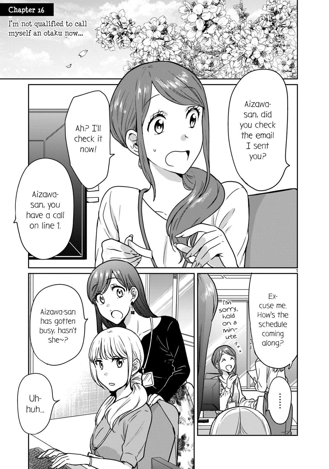 Kami eshi JK to OL fujoshi Chapter 16 page 1 - Chapter 16