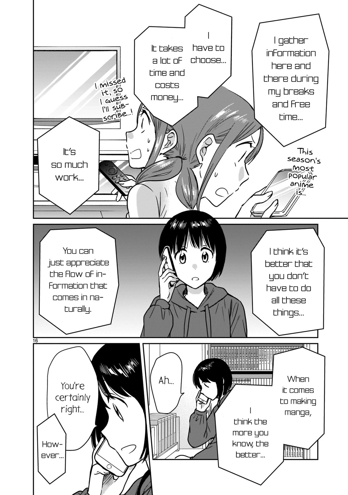 Kami eshi JK to OL fujoshi Chapter 16 page 16 - Chapter 16