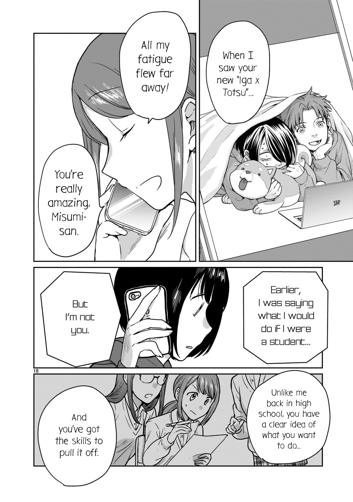 Kami eshi JK to OL fujoshi Chapter 16 page 18 - Chapter 16